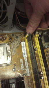 removing memory from a computer