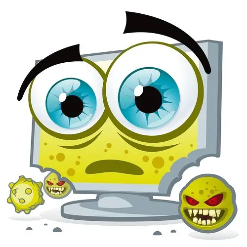 picture of a computer virus