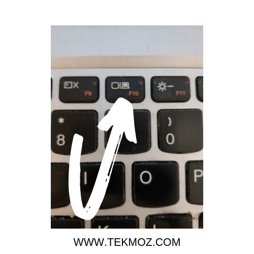 function key to change screens on laptop when screen is black