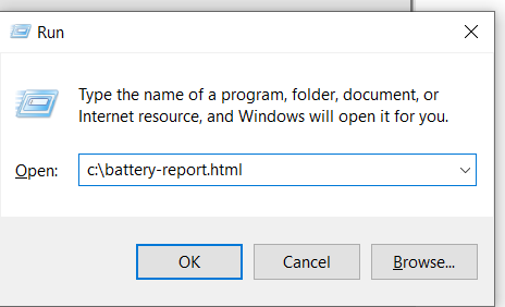 opening battery report step 3 - my laptop battery won't hold its charge