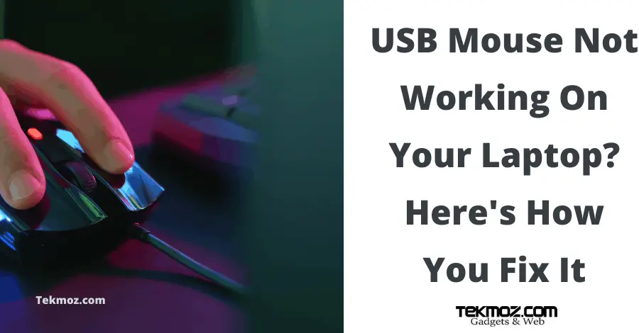 USB Mouse Not On Your Laptop? Here's How You | Tekmoz